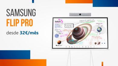 Ecrã interativo Samsung Flip Pro a partir de 32€/mês